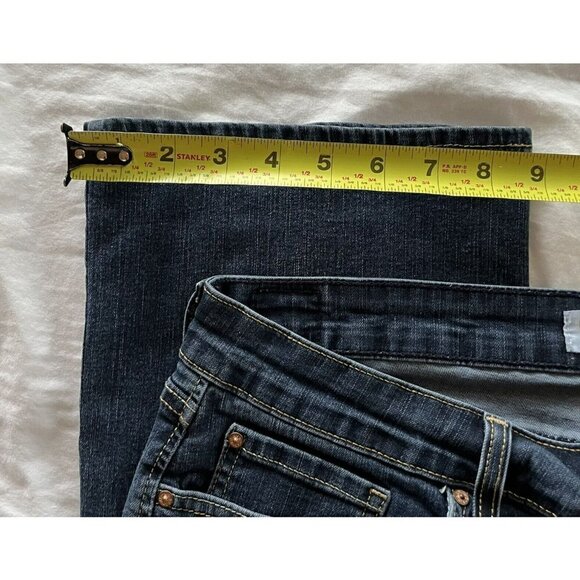 Levi Signature Gold Womens Mid Rise Bootcut Dark Wash Stretch Jeans-18S (34x29) - Picture 10 of 12